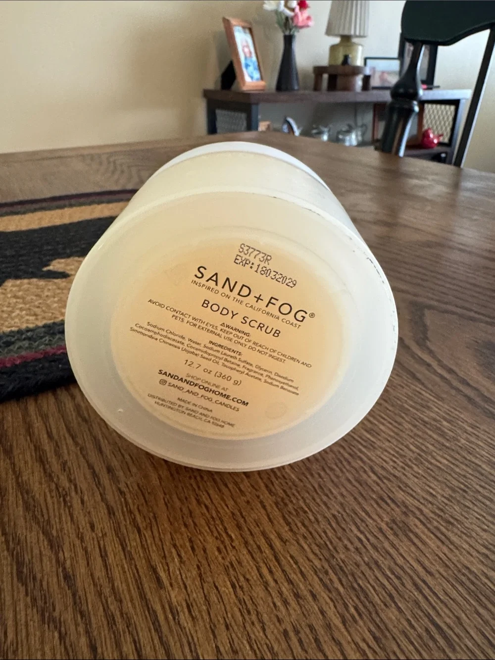 SAND + FOG Vanilla Sugar Body Scrub — Cream
